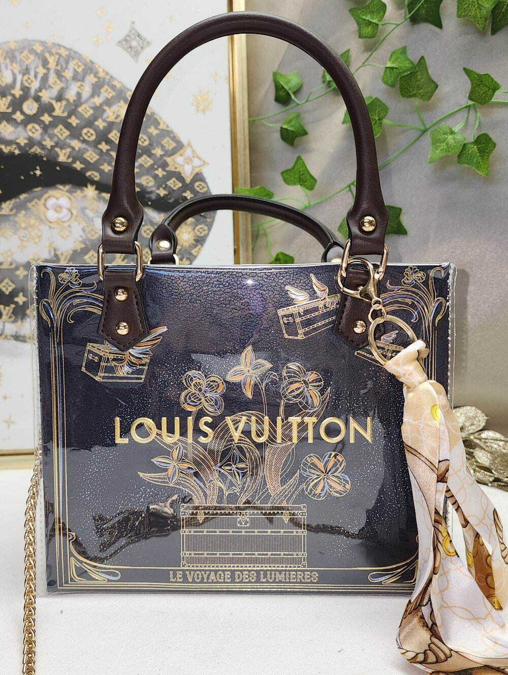 Authentic Louis Vuitton Shopping Bag In PVC Tote
